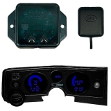 1969 El Camino LED Digital Replacement Gauge Panel With GPS Blue LED Image