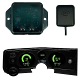 1969 El Camino LED Digital Replacement Gauge Panel With GPS Green LED Image