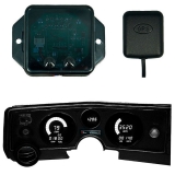 1969 Chevelle LED Digital Replacement Gauge Panel With GPS White LED Image