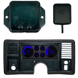 1978-1988 Monte Carlo LED Digital Replacement Gauge Panel With GPS Blue LED Image