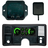 1978-1988 Monte Carlo LED Digital Replacement Gauge Panel With GPS Green LED Image