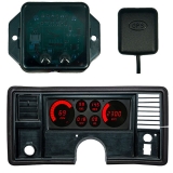 1978-1988 Monte Carlo LED Digital Replacement Gauge Panel With GPS Red LED Image