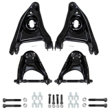 1970-1972 Monte Carlo Control Arm Kit, With Hardware, Upper/Lower, Black Set Image