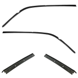 1967-1969 Camaro Drip Rail Support Kit 4pc Image