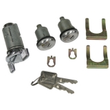 1979-1984 Grand Prix Door & Ignition Lock Set, Bright Keys Image