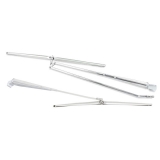 1968-1972 Chevelle Windshield Wiper Arm And Blade Kit, Bright Polished Stainless Image