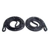 1964-1965 Chevelle Molded Front Seal Weatherstrip With Clips. For 2-door Wagons Image