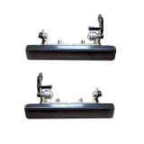 1976-1977 Chevelle Outside Door Handle Kit 2 Door Coupe Black Both Sides Image