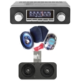 1965 Chevelle Ground Up Premium Sound System Kit 850 Radio Image