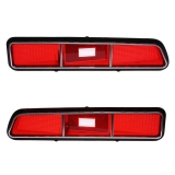 1969 Camaro Standard Tail Lamp Lens Kit LH/RH Side Image