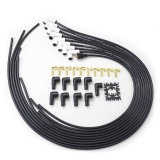 1964-1977 Chevelle Ignition Wires, 8.5MM, Black, 90° Ceramic Boots Image