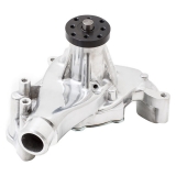 1964-1977 Chevelle Small Block High Flow Mechanical Long Style Water Pump, Polished Image