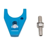 1964-1977 Chevelle V8 Distributor Hold-Down Clamp and Stud, Blue Finish Image