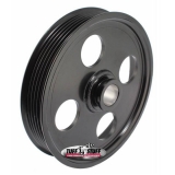 Tuff Stuff Type II Power Steering Pulley for 19mm Shaft, 6 Groove, Black Image