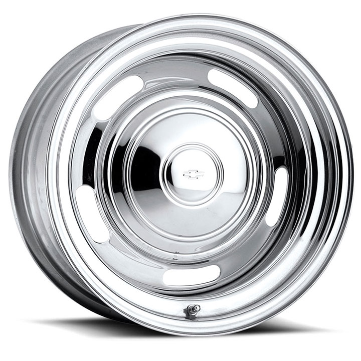 US Wheel Series 57 15x8 Chrome Rallye, 5x4.5/5x4.75 Bolt ...