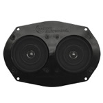 Product 1970-1972 Chevrolet Dash Speaker with Kenwood Dual Front Speaker Upgrade With Original Mono Image