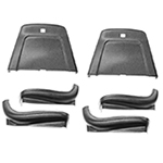 Product 1969-1972 Chevrolet Seat Back And Sides Kit Black Image