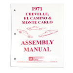 Product 1971 Chevrolet Factory Assembly Manual Image