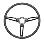 Product 1969-1970 Chevrolet Black Comfort Grip Sport Steering Wheel with Black Spokes Image