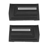 Product 1966 Chevrolet Convertible Rear Door Panels, Unassembled, Black Image