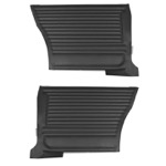 Product 1967 Chevrolet Coupe Rear Door Panels, Unassembled, Black Image