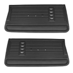 Product 1967 Chevrolet Front Door Panels, Pre-Assembled, Black Image