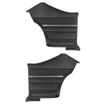 Product 1968 Chevrolet Coupe Rear Door Panels, Pre-Assembled, Black Image