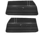 Product 1968 Chevrolet Coupe Front Door Panels, Pre-Assembled, Black Image