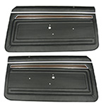 Product 1970-1972 Chevrolet Custom Front Door Panels, Black Image