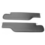 Product 1968-1972 Chevrolet Convertible Sun Visors, Black Madrid Grain Image