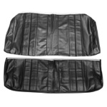 Product 1966 Chevrolet Coupe Rear Seat Covers, Black Image