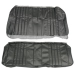 Product 1968 Chevrolet Convertible Rear Seat Covers, Black Image