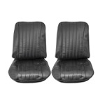 Product 1968 Chevrolet Bucket Seat Covers, Black Image