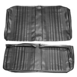 Product 1970 Chevrolet Convertible Rear Seat Covers, Black Image