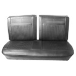 Product 1962-1964 Chevrolet Front Split Bench Seat Covers, Black Image