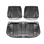 Product 1968 Chevrolet Standard Front Bench Seat Covers, Black Image