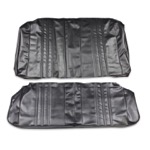 Product 1968 Chevrolet Custom Seat Covers, Rear, Black Image