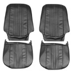 Product 1969-1971 Chevrolet Bucket Seat Covers, Black Image