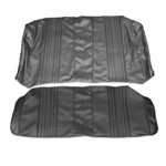 Product 1972 Chevrolet Rear Seat Covers, Black Image