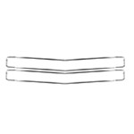 Product 1970 Chevrolet Grille Molding Kit Complete Image