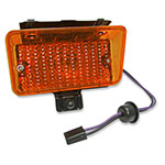 Product 1970 Malibu Parking Lamp Housing With An Orange Lens Image