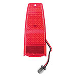 Product 1966-1967 Chevrolet LED Tail Lamp Lens All Red Image