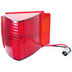 Product 1967 Chevrolet LED Tail Lamp Lens All Red Image